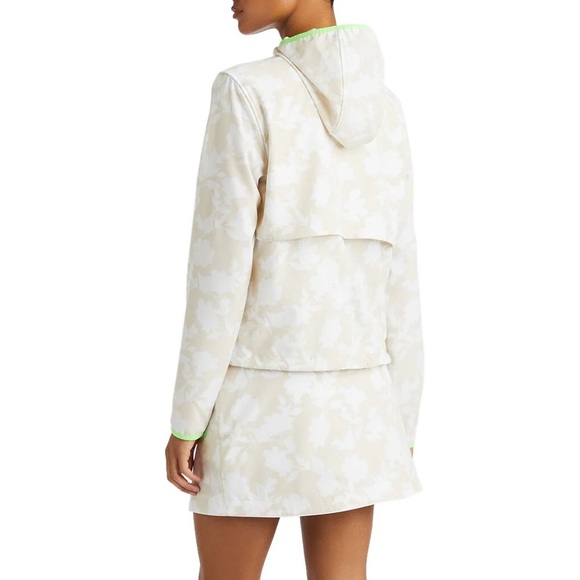 G/Fore Women's Tonal Floral Wrap Maverick 4-Way Stretch Skort - Stone size 8 - Picture 3 of 13